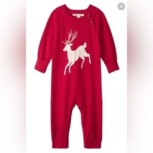 NWT Harley Baby Red Holiday reindeer onesie. 18-24 months. Christmas sweater!